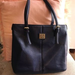 Blue Ann Klein Shoulder Bag/purse(PreOwned)